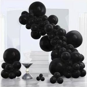 lot 17797 image: Partywoo Balloon Arch Balloon Set, Black