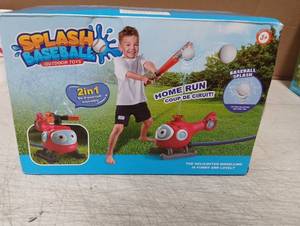 lot 5170 image: Splash Baseball Outdoor Toys 2in1 Home Run Set