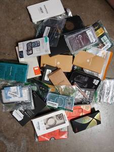 lot 5253 image: Lot of Assorted Cell Phone Cases, Screen Protectors, Tablet Covers and Protectors