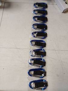 lot 5259 image: Lot of 45 Royal Blue Carabiner Keychains