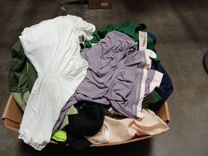 lot 60713 image: Huge Lot of Clothing ASSORTED SIZES, COLORS, AND STYLES (Tote Not Included)