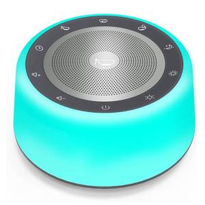 lot 5298 image: Kipcush Automatic Tibetan Singing Bowl Sound Machine, 11 Soothing Sound Therapy Tones, Touch Night Light, Smart Timer & Memory, Plug-in White Noise Machine for Sleep, Meditation, Yoga & Relaxation - Retail $40