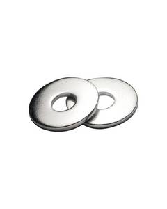 lot 19341 image: IMSCREWS M6 Extra Large Flat Washers, 304 Stainless Steel, 6.8mm Inner Diameter x 20.7mm Outer Diameter x 1.85mm Thickness, Corrosion Resistant Plain Washers for Bolts and Screws, Pack of 11 - Retail $10