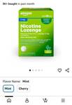 Amazon Basic Care Nicotine Lozenge 2 mg Mint Flavor 144 Lozenges Expires: 1/2027- Retail: $35