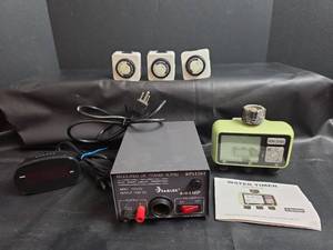 lot 156 image: Water Timer 3-Outlet with Digital LCD, Samlex Regulated DC Power Supply, Alarm Clock, and Timers