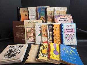 lot 167 image: Cookbooks Regional Church Community Collections