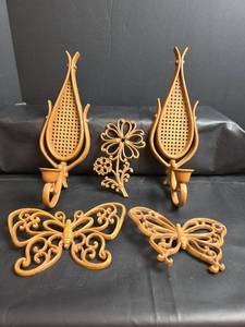 lot 185 image: Homco Decorative Wall Art