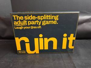 lot 189 image: NEW Ruin It Adult Party Game Ages 17
