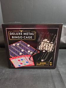 lot 192 image: Deluxe Metal Bingo Cage Game