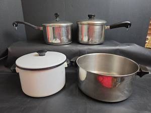 lot 235 image: Saucepans and Stock Pots