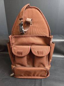 lot 237 image: Canvas Craft Bag with Multiple Pockets and Compartments