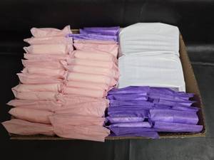 lot 239 image: Individually Wrapped Feminine Pads and Liners