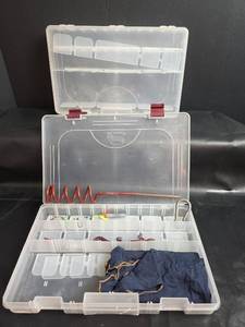 lot 255 image: Plano Fishing Tackle Box with Lures and Accessories