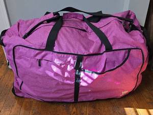 lot 288 image: Bago Travel Bags XL Rolling Duffel Bag Purple