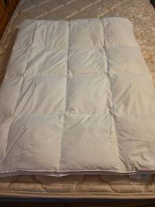 lot 305 image: Blue Ridge Home Fashions White Goose Feather Down Duvet Insert