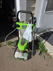 lot 503 image: Greenworks 1800PSI Electric Pressure Washer GPW1803