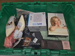 lot 5 image: Mixed Lot Clothing, Shoes, Hair Tools & Air Sanitizer
