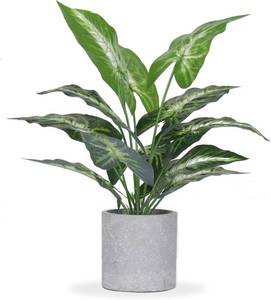 lot 73001 image: 16 Small Fake Plants Artificial Tropical Faux Plants Indoor for Office Desk Shelf Bathroom Home Decor - Retail $13