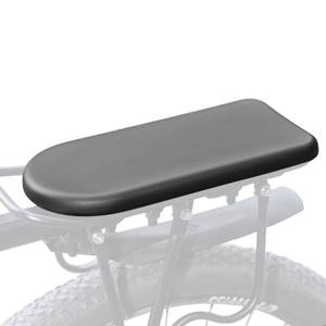 lot 73016 image: ROCKBROS Bike Rear Seat Youth Pad Manned Cushion with Hook & Loop Strap Child Bike Seat Bicycle Back Shelf MTB, Ebike Carrier for Cargo & Passenger (12.6  5.9 inch) - Retail $17