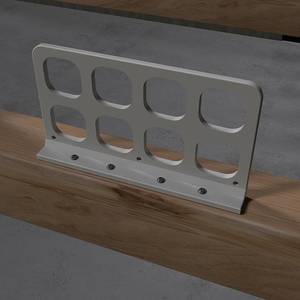 lot 73133 image: 9PCS Cable Chase,Wire Bracket,Cable Support Bracket,Cable Box,for Wire and Cable Management Devices,Grey - Retail $7