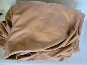 lot 73144 image: PU Leather Couch Sofa Cushion Slipcover Water-Proof Elastic Chair Seat Covers Loveseat Slip Cover for Seater Replacement in Living Room��3 Piece Large Sofa Cushion Covers, Light Brown - Retail $50