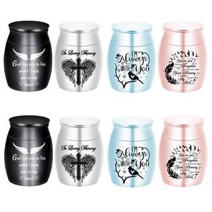 lot 73169 image: Mini Urns - Set of 8, Color Small Keepsake Urns - Memorial Urn (8Pcs - Urn) - Retail $24