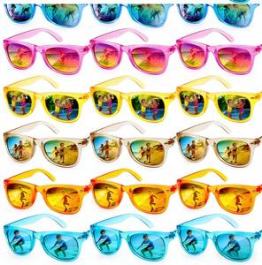 lot 73226 image: 18 Pack Kids Sunglasses Bulk Party Favors, Neon Sunglasses with UV400 Protection for Kids Age 3-8,Great Gift for Birthday ��Graduation Party Supplies Party, Beach, Pool��Boys Girls Goody Bag Stuffers - Retail $11