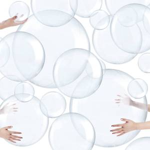lot 63937 image: Inflatable Beach Balls Bulk, Multiple Sizes Summer Swimming Pool Balls for Adults Hawaii Luau Party Supplies(Clear,Classic), Count Unknown. - Retail $32