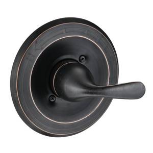 lot 63938 image: Shower Trim Kit Compatible with 1314 Series, Shower Cover Plate with Handle, Oil Rubbed Bronze(Valve& Catridge Not Inclued) - Retail $50