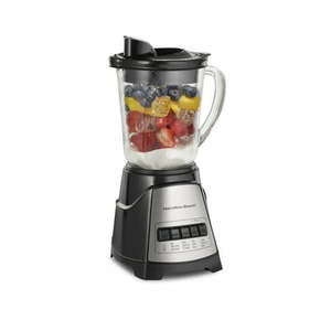 lot 63981 image: Hamilton Beach Power Elite Smoothie Blender for Kitchen  40 oz Jar. SCUFFS and Scratches. Works as Expected. - Retail $40