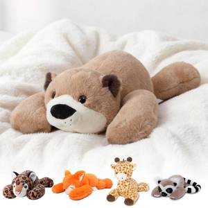 lot 64021 image: Daddy Weighted Otter Stuffed Animal for Kids & Adults, 20 Inch 3.3lb Large Plush Toy with Soft Fur, Weighted Plushies Pillow for Sensory Calm, Huggable Gift for Everyday Comfort - Retail $32