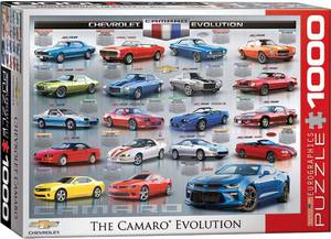 lot 64051 image: EuroGraphics Chevrolet The Camaro Evolution 1000-Piece Puzzle - Retail $15