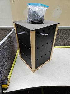lot 1004 image: Modern Plastic Retail Display Stand
