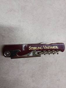lot 2006 image: Sterling Vineyards Wine Corkscrew with Foil Cutter