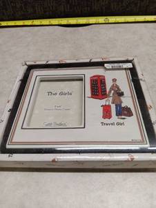 lot 2013 image: Santa Barbara Ceramic Design The Girls Travel Girl Photo Frame 3x4