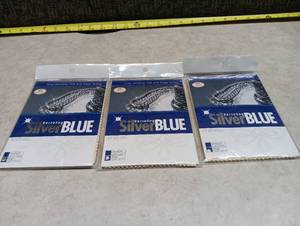 lot 2015 image: SilverBLUE Silver Polishing Cloth 3-Pack Medium and Large