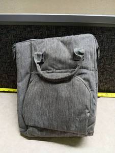 lot 2072 image: Gray Textile Insulated Cooler Backpack