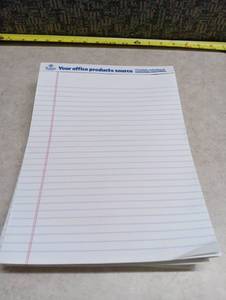 lot 2094 image: Sams Club Notepad Lined Writing Pad - lot of 5