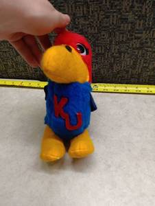 lot 2101 image: Kansas University Mascot Plush Toy Bird Character