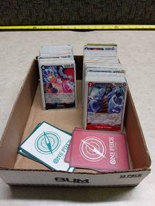 lot 2141 image: One Piece Trading Card Game Collection Lot Multiple Cards Perona Caesar Clown Mansberry Bucklin