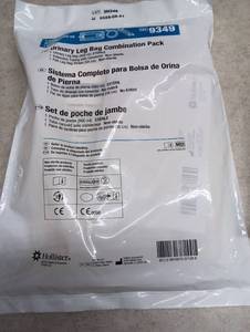 lot 2145 image: Hollister Urinary Leg Bag Combination Pack 900 ml REF 9349