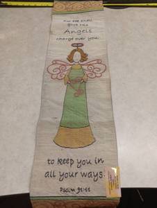 lot 2147 image: InHome Angels Tapestry Wall Decor 8 x 32 inches N-TW 2002