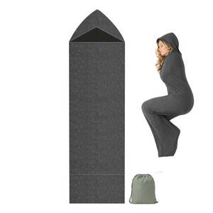 lot 17774 image: Hooded Sleep Sack for Deeper Sleep (Gray, S) - Retail $41