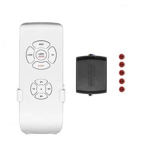 lot 17792 image: Universal Ceiling Fan Remote Control Kit - 3-in-1 Wireless Mini Remote with Speed Control, Light Switch & Timer for Hunter, Honeywell, Harbor Breeze, Westinghouse & Other Major Brands - Retail $18