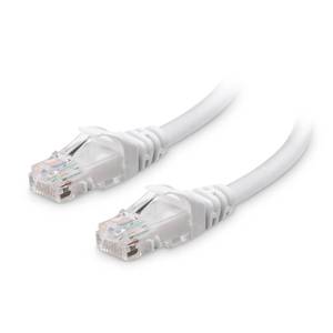lot 17794 image: Cable Matters 10Gbps Cat 6 Ethernet Cable - 25ft, Cat 6 Cable, Cat6 Cord, Ethernet Cord, White - Retail $10