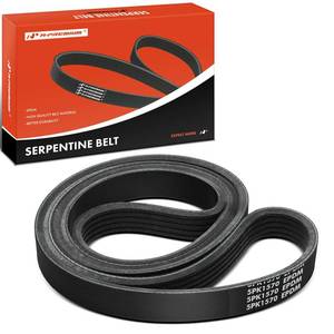 lot 17837 image: A-Premium Serpentine Belt 5-Rib 61.83 In For Chevrolet Sonic 2012-2015, Aveo 2007-2011, Aveo5 2007-2011 & Pontiac G3 2009-2010, G3 Wave 2009 & Suzuki Swift 2009, 1.6L, Gas - Retail $22
