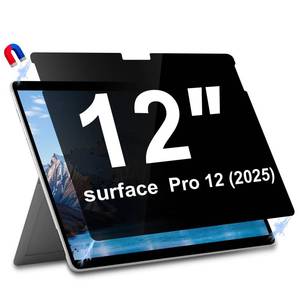 lot 17875 image: DESIGN Magnetic Privacy Screen for 12 Inch Surface Laptop Pro 12, Removable Anti Glare Surface Laptop Pro 12 Screen Protector, Blue Light Filter, Anti Spy Easy Install - Retail $34