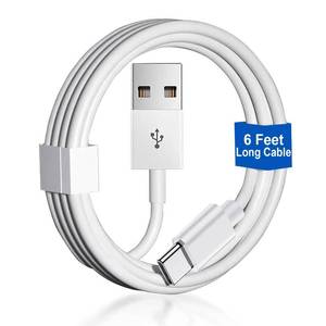 lot 17896 image: iPhone 17 16 15 Carplay Cord, Fast Charging Cord MFI Certified 6FT iPhone 1615 Plus171615 Pro 171615Pro Max Charger Cord, USB A to USB C Cable for iPhone 17e16e15, iPad 10th11 Gen - Retail $6