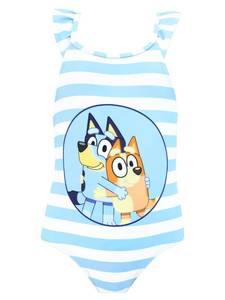 lot 17902 image: Bluey Girls Swimming Costume  Bingo Swimsuit  Blue  6  Kids Swimwear  Official Merchandise - Retail $22