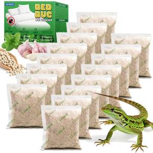 lot 17910 image: 16 Pack Peppermint Lizard Repellent Pouches, Natural Lizard Repellent Pouch Keep Lizards Out from Outdoor Yard Attic Garden House, Long-Lasting Protection, Safe for Dogs and Kids - Retail $20